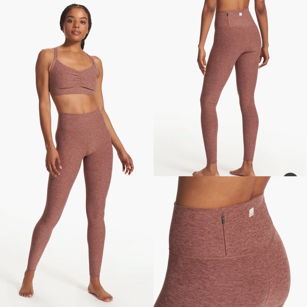 Vuori Women's Leggings in Rust